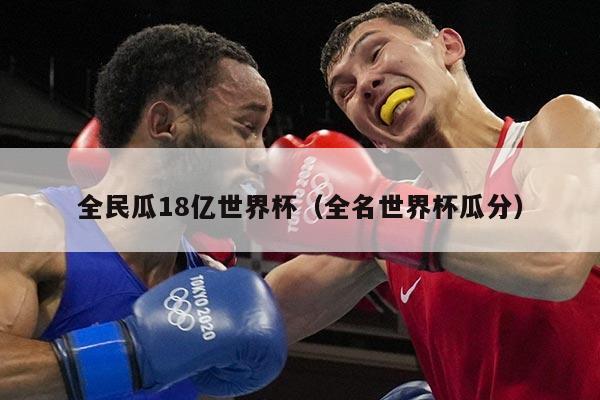 全民瓜18亿世界杯（全名世界杯瓜分）